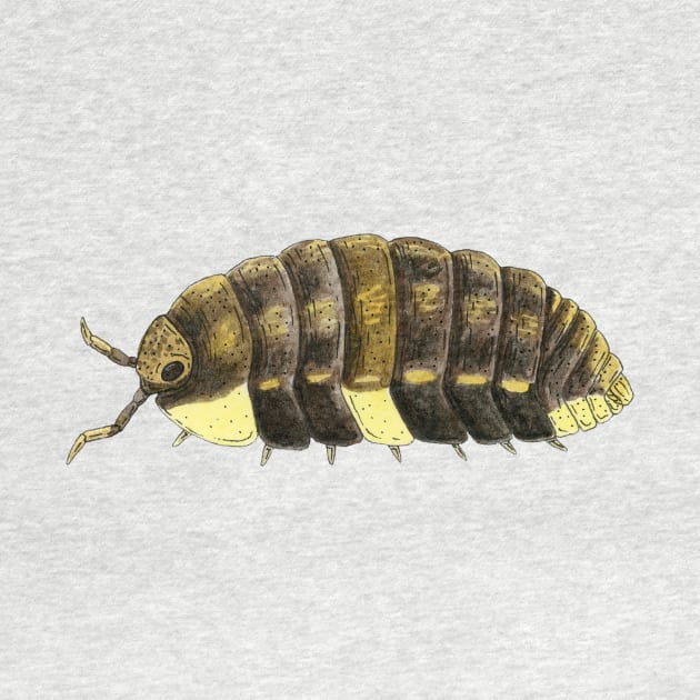 Neotroponiscus lenkoi Isopod by paintedpansy